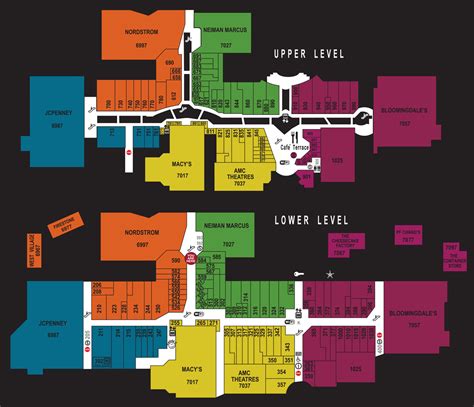 fashion valley shopping mall map.